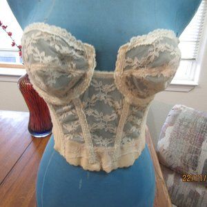 backless cream corset  34b